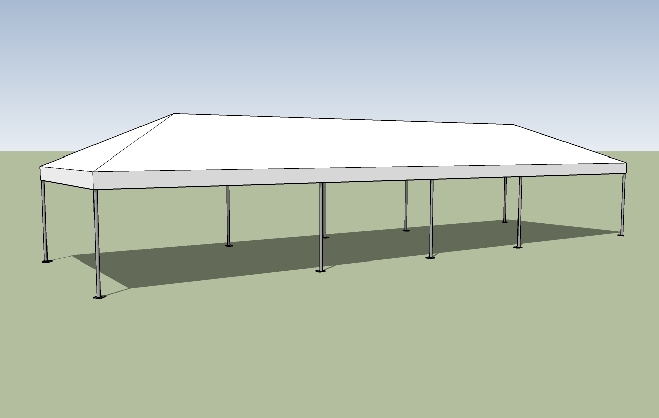 15x40 frame tent